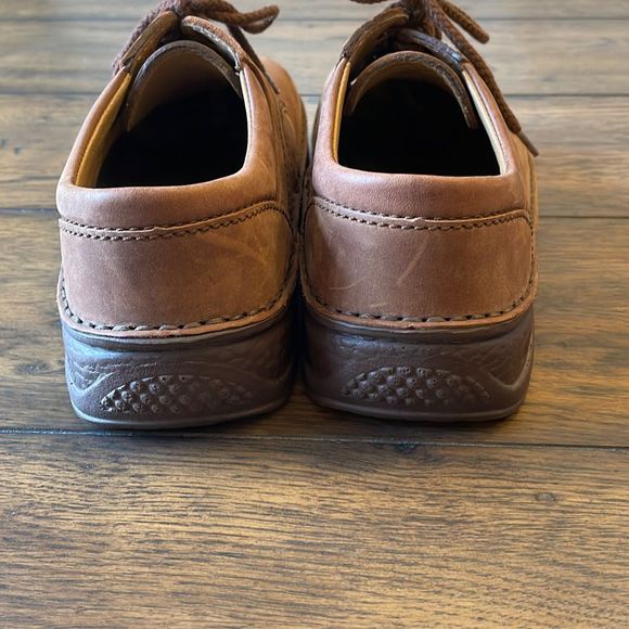 Birkenstock Brown Lace Up Leather Shoe sz 36 (US 5) - Picture 4 of 10